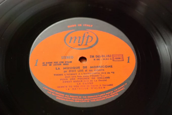 LP La musique d'Ennio Morricone by Geoff Love