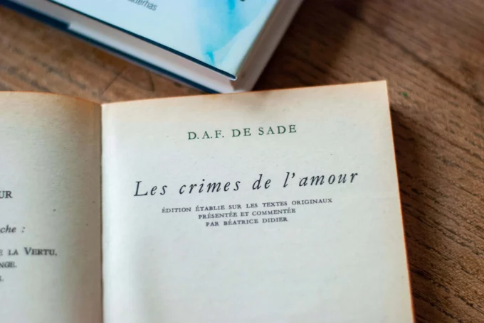 Les crimes de l'amour book by Marquis de Sade