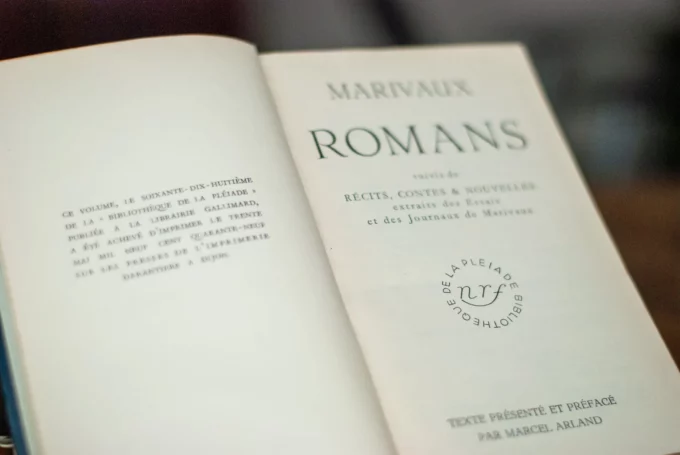 Marivaux book Roman Pléiade