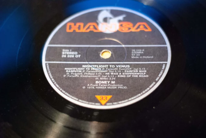 LP Nightflight to Venus by Boney M.