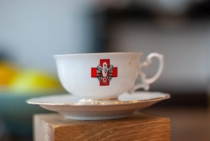 Wunsiedel Bavaria Tea Cups in Porcelain