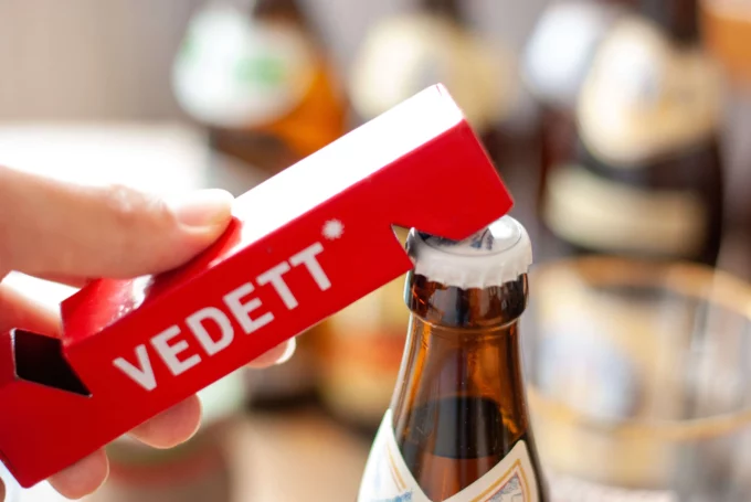 Modern Vedett Bottle Opener