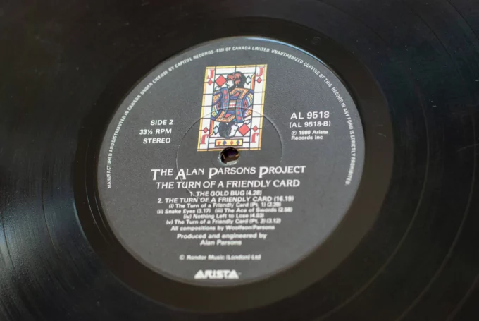 LP The Turn Of A Friendly Card by The Alan Parsons Project