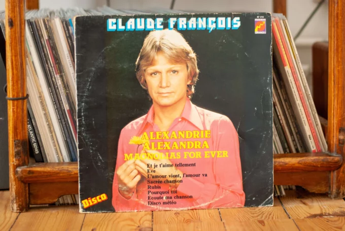 Vintage LP Alexandrie Alexandra by Claude François