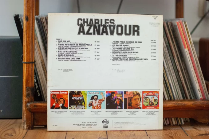 Vintage LP Charles Aznavour by Charles Aznavour